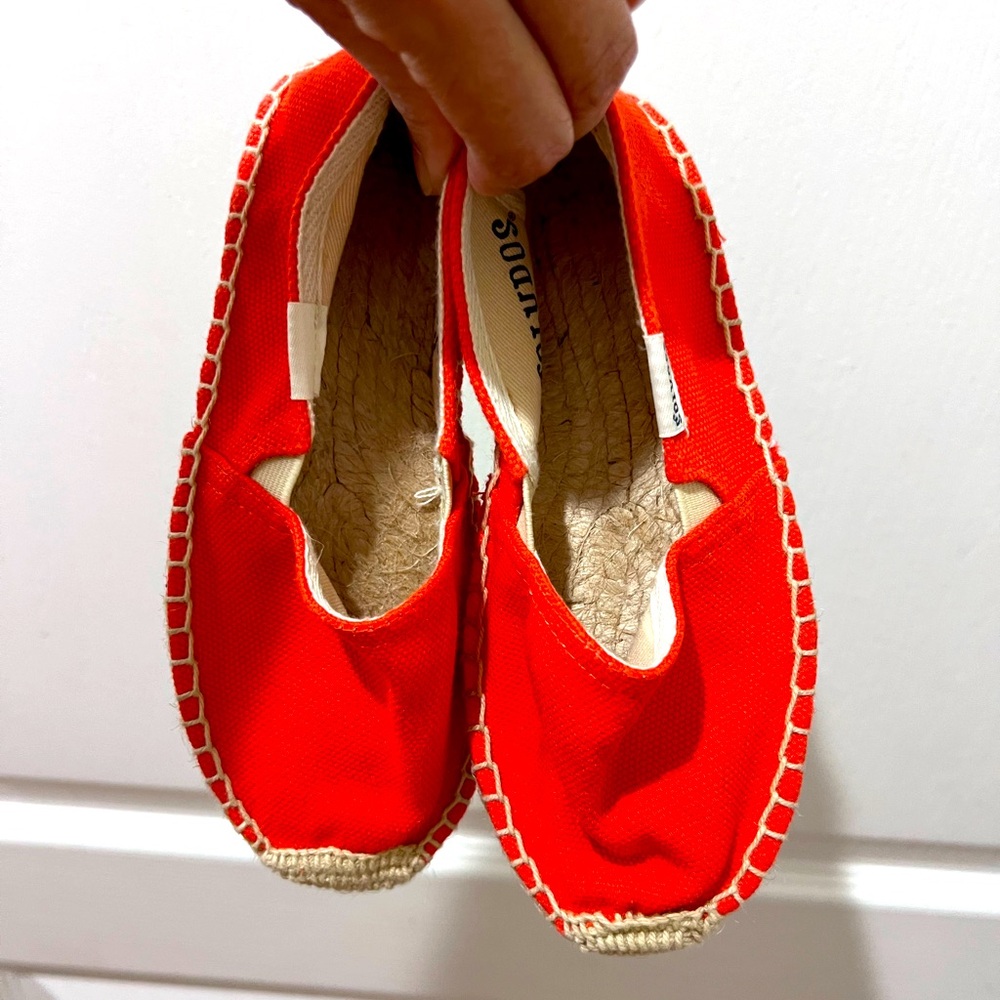 Soludos Kid’s Orange Espadrilles